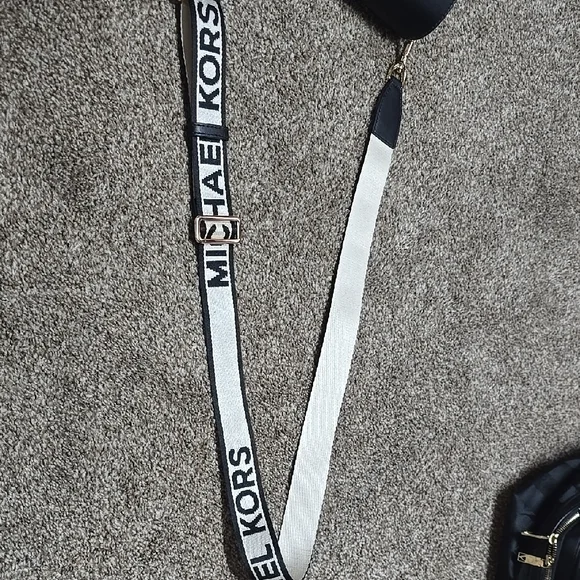 Michael Kors Black and Gold Crossbody Bag - Picture 8 of 8